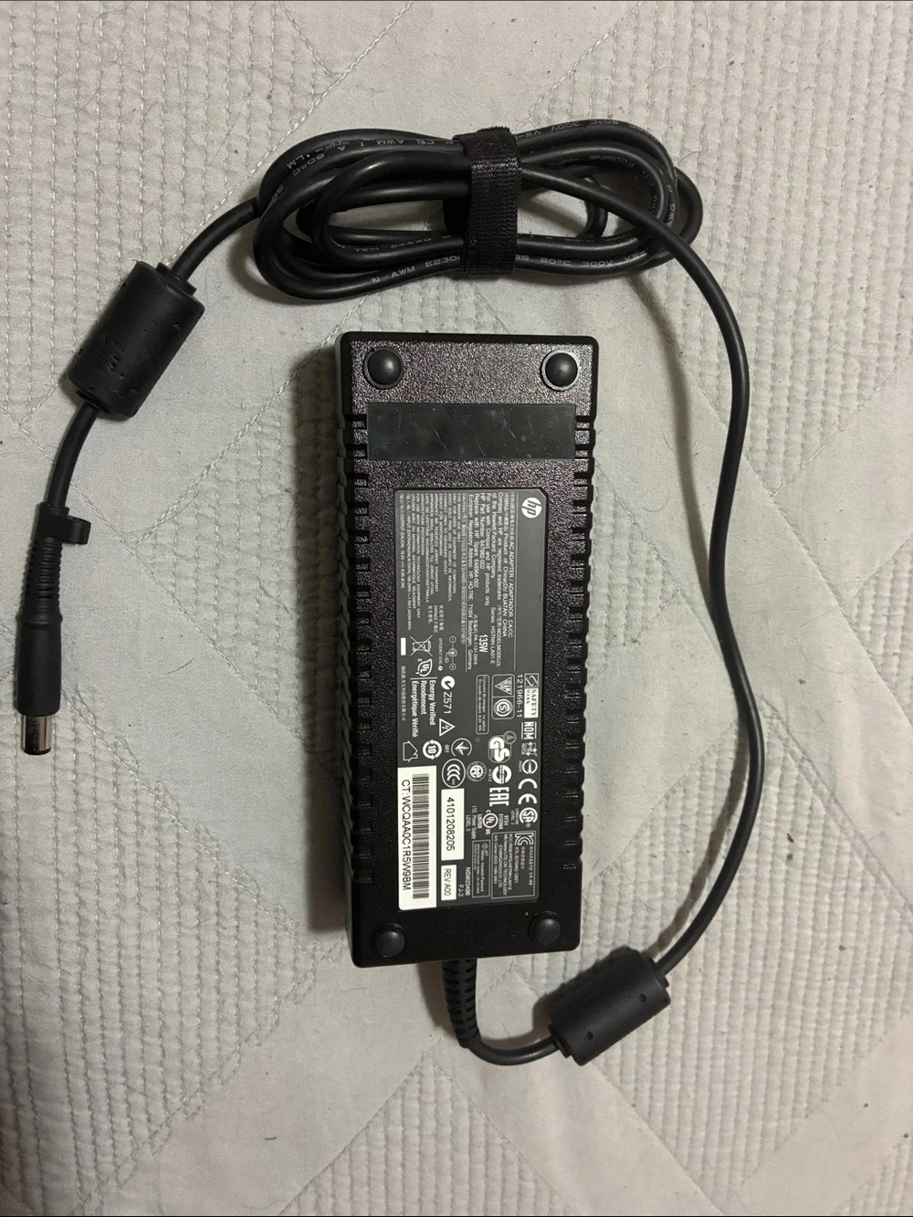HP Black AC Adapter with Barrel Connector